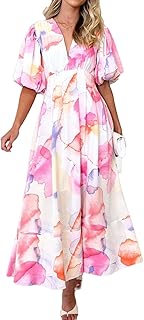 ZPLxi Womens Summer Floral Maxi Dress