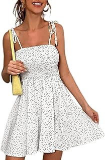 Polka Dot Flowy Mini Sundress