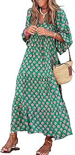 miduo Women's Bohemian Maxi Long Dress