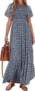 PRETTYGARDEN Women’s Boho Floral Maxi Dress