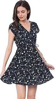 Allegra K Women’s Boho Floral Flowy Dress