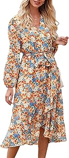 PRETTYGARDEN Women’s Floral Print Boho Maxi Dress