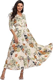 Floral Print Maxi Dress