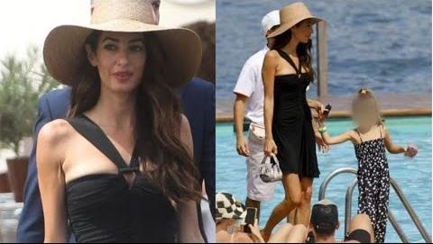 Amal Clooney Masters Nostalgic Boho Style in Saint-Tropez